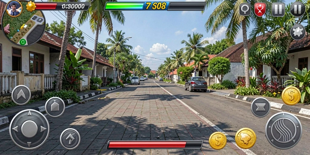 avatar808 - Antarmuka permainan yang intuitif dan mudah digunakan.