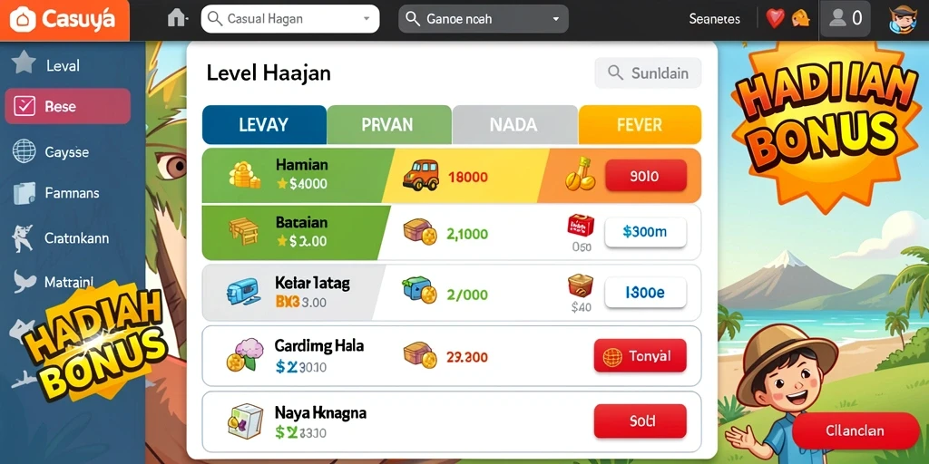 monte77 - Karakter utama siap beraksi di arena.